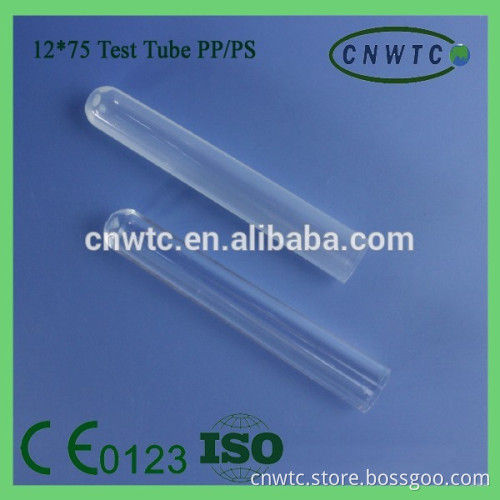 12X75mm plastic test tube